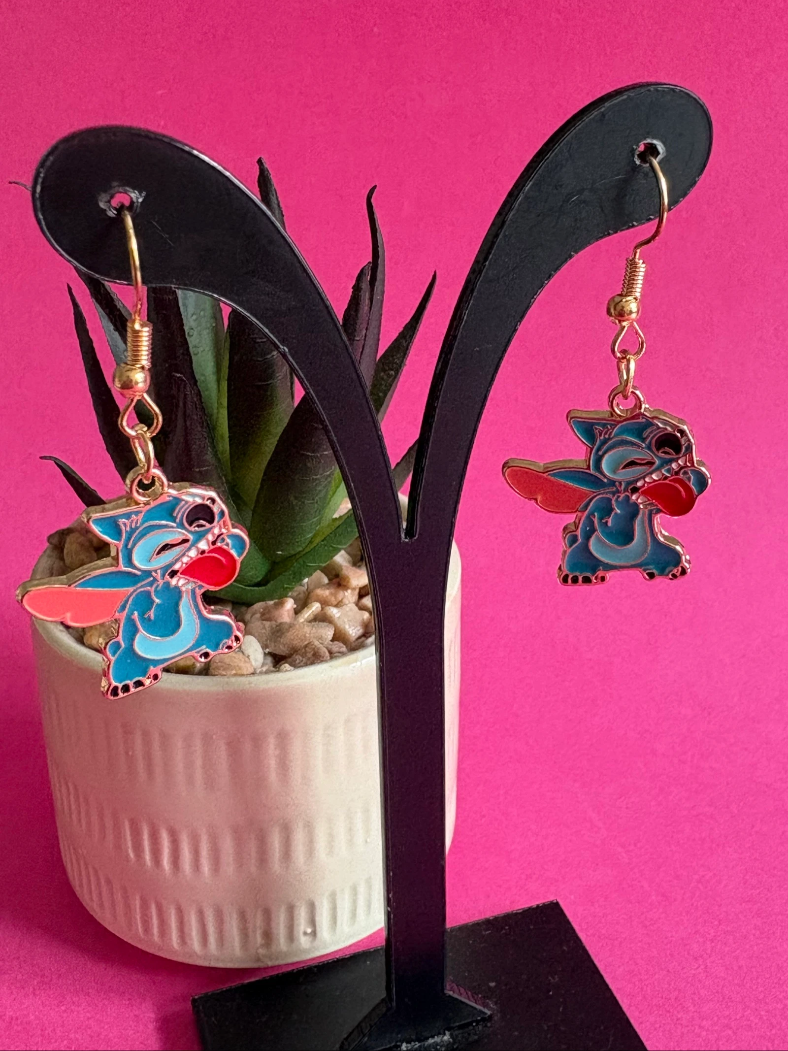 Lote de brincos Stitch & Angel Disney – Esmaltados & Divertidos – photo 6